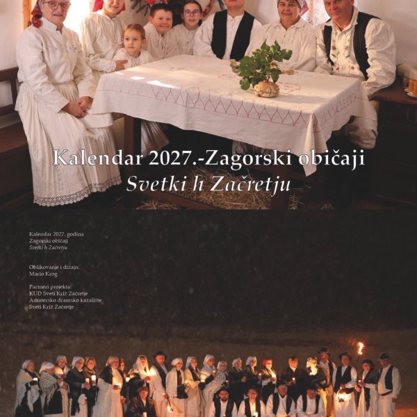 KATOLIČKI KALENDAR iz filma i serije Zagorski običaji za 2027. godinu