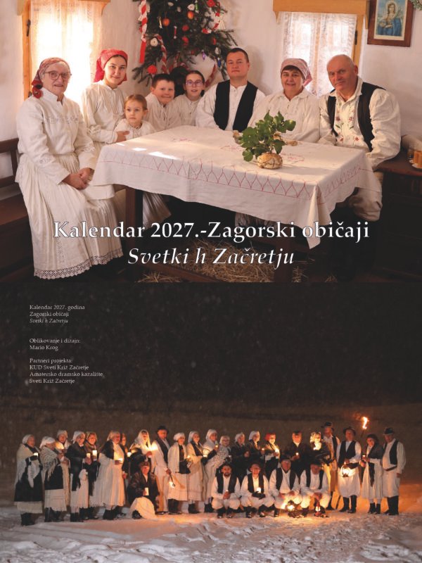 KATOLIČKI KALENDAR iz filma i serije Zagorski običaji za 2027. godinu